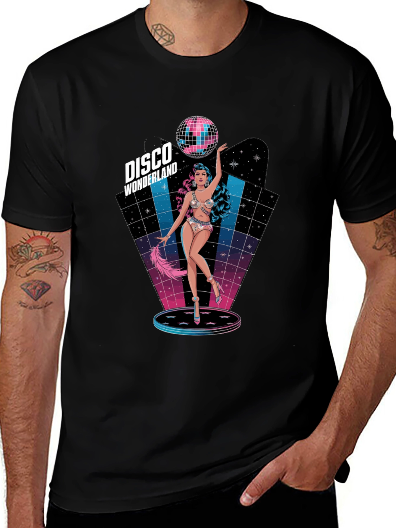 Disco Wonderland Graphic T-Shirt