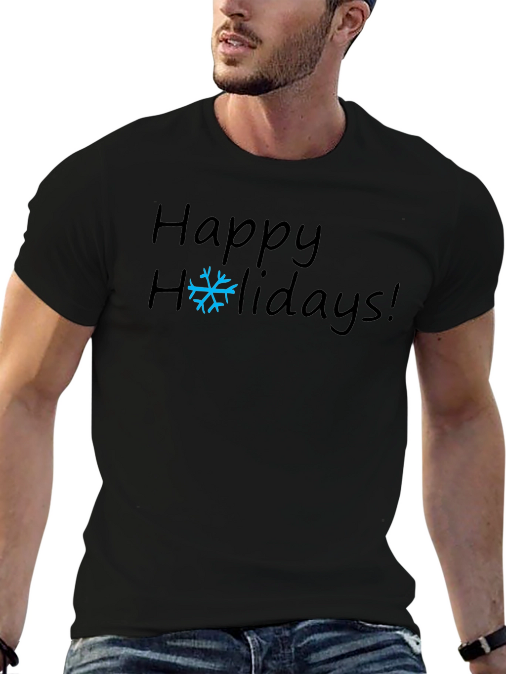 Happy Holidays T-Shirt - Festive Holiday Apparel