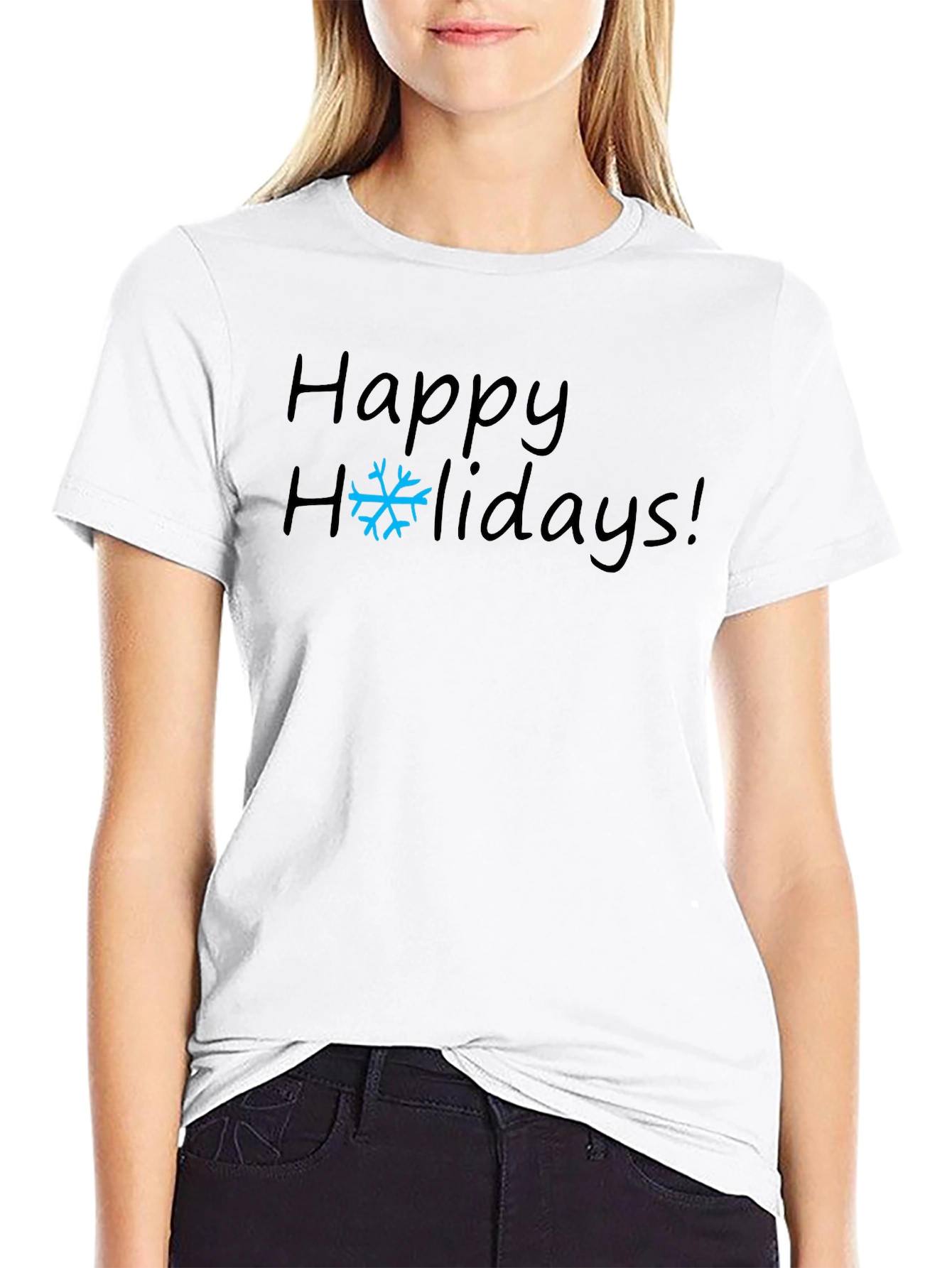 Happy Holidays T-Shirt - Festive Holiday Apparel