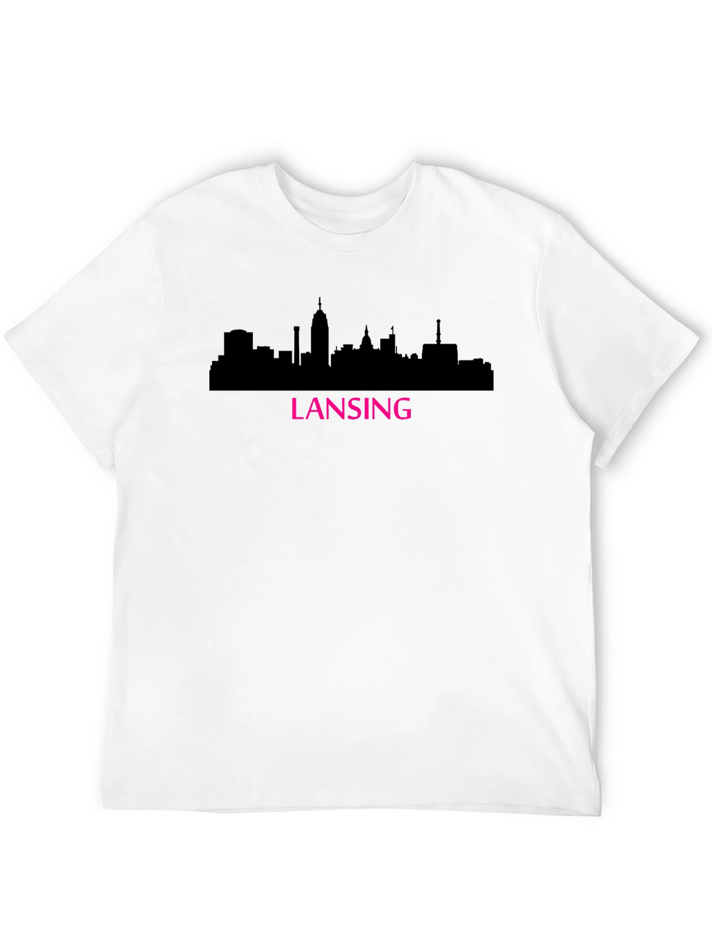 Lansing Skyline Graphic Tee - Black