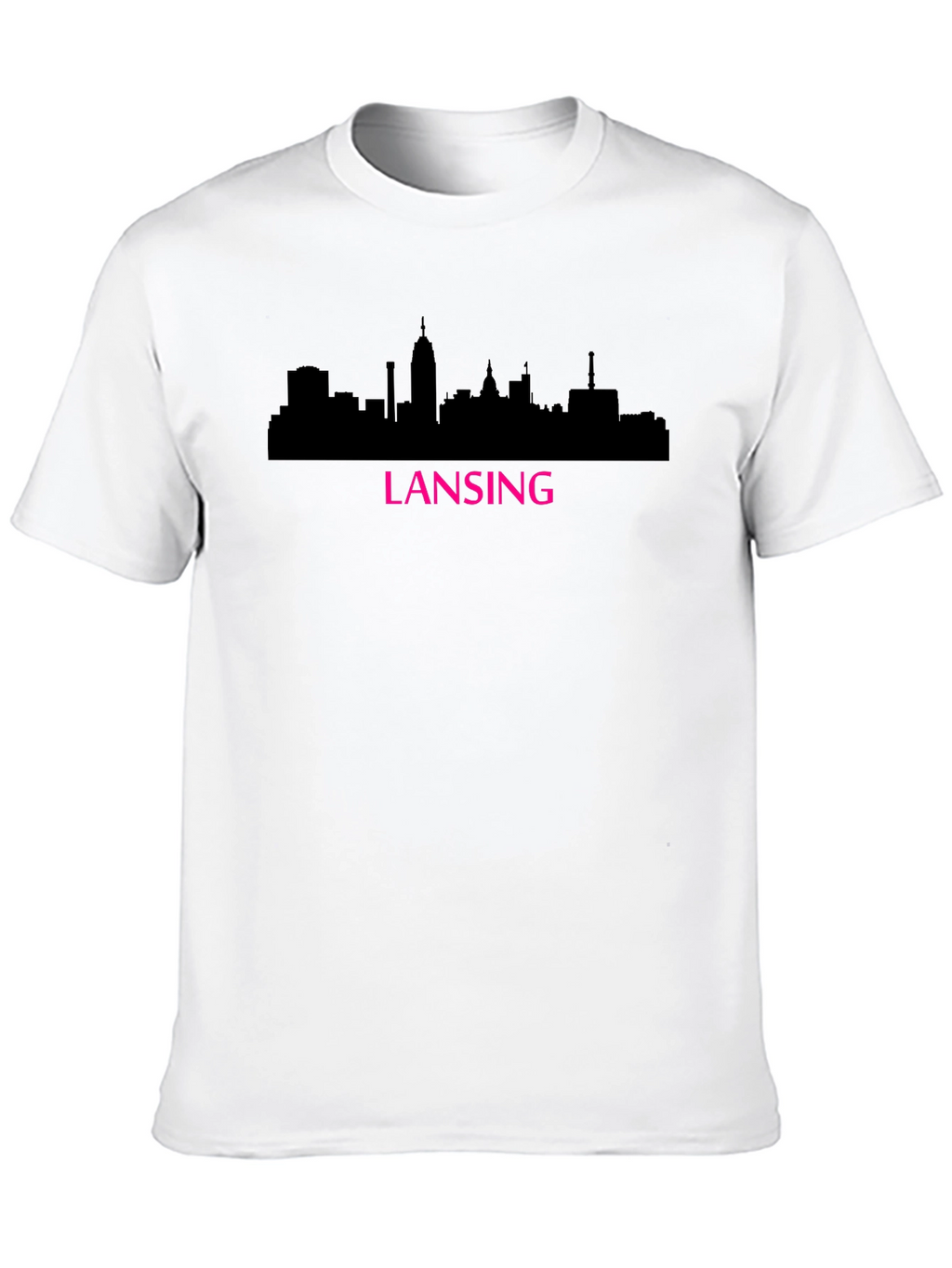 Lansing Skyline Graphic Tee - Black