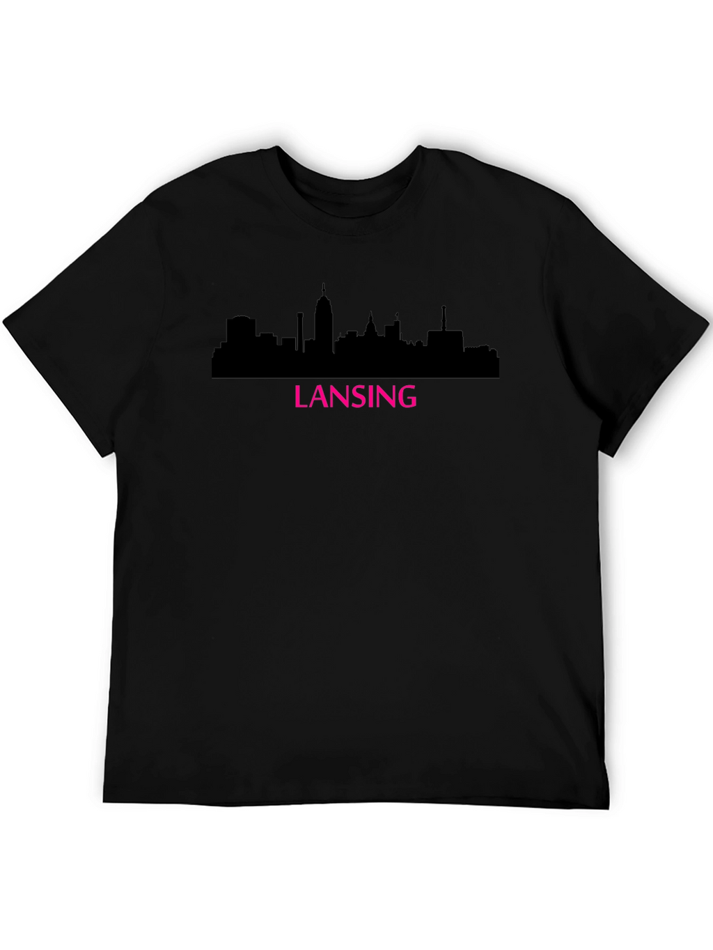 Lansing Skyline Graphic Tee - Black