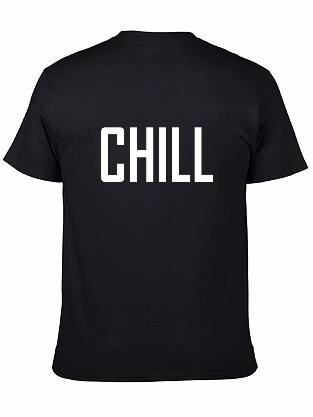 Chill Black T-Shirt - Relaxed Style
