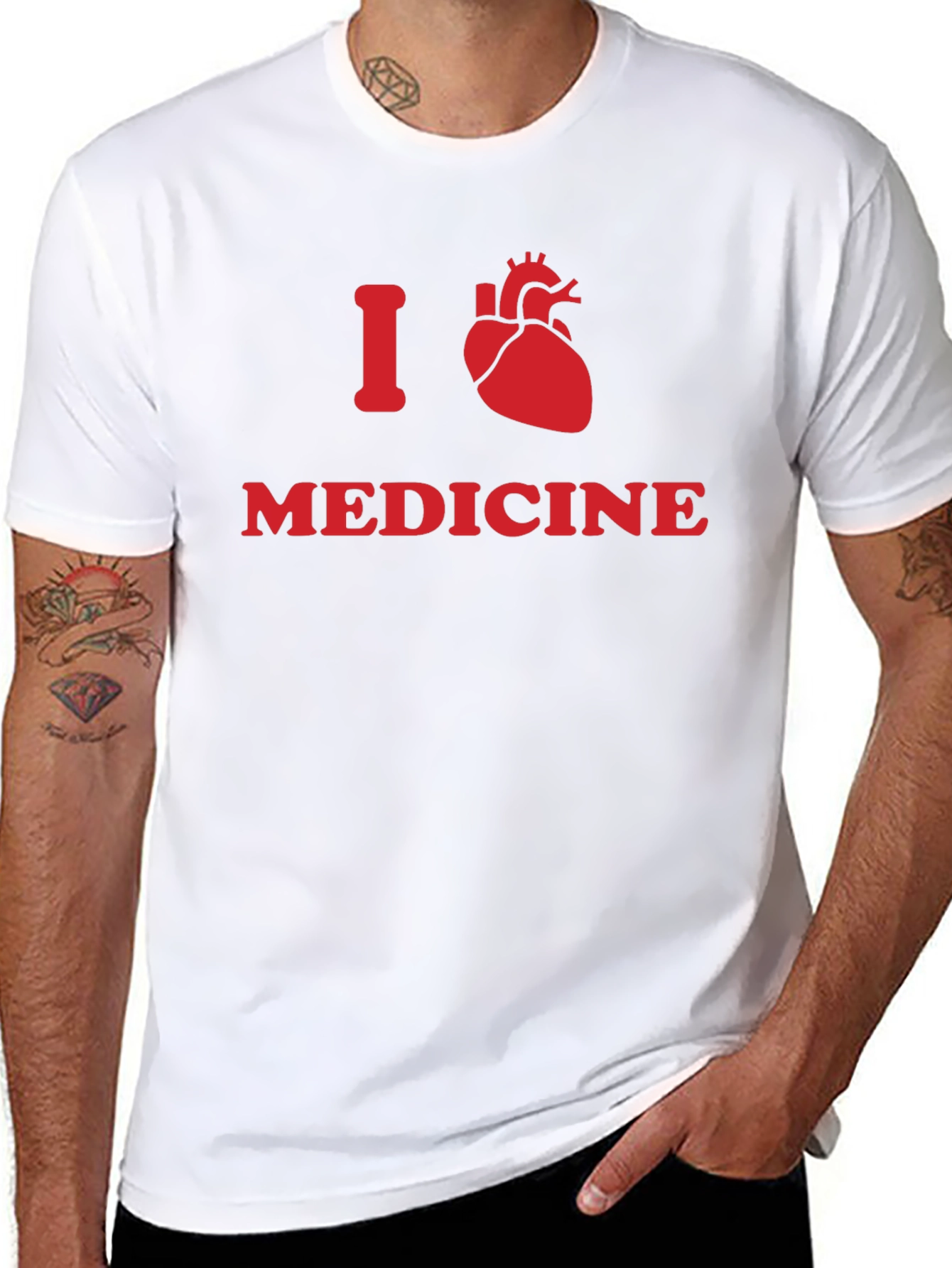 I Heart Medicine T-Shirt - Doctor Nurse Medical Student Tee