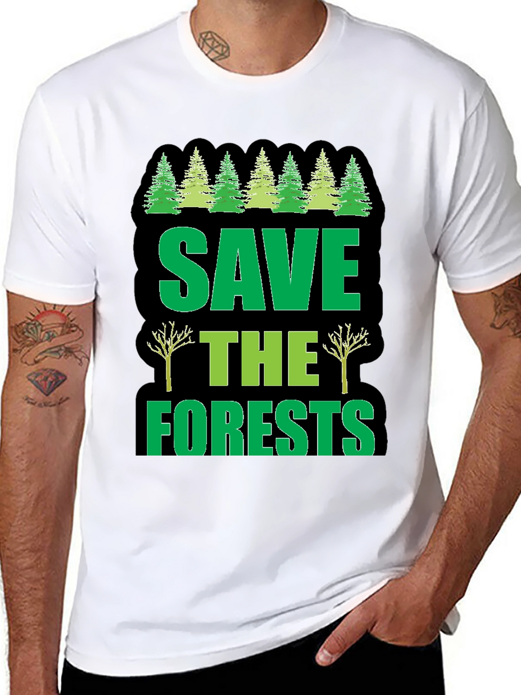Save The Forests Graphic T-Shirt