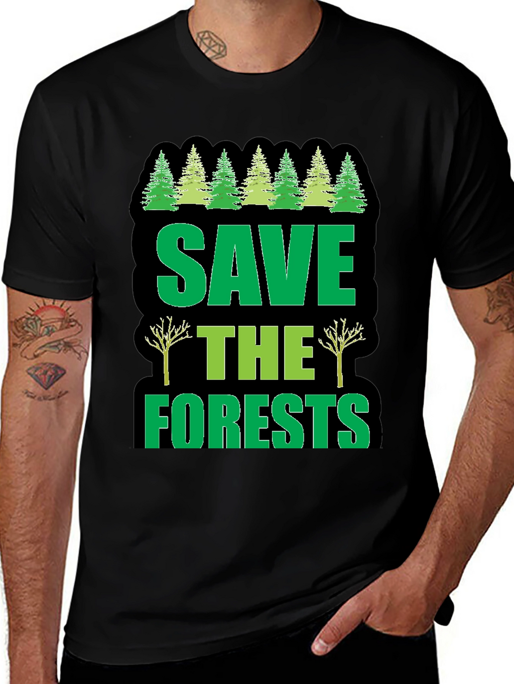 Save The Forests Graphic T-Shirt