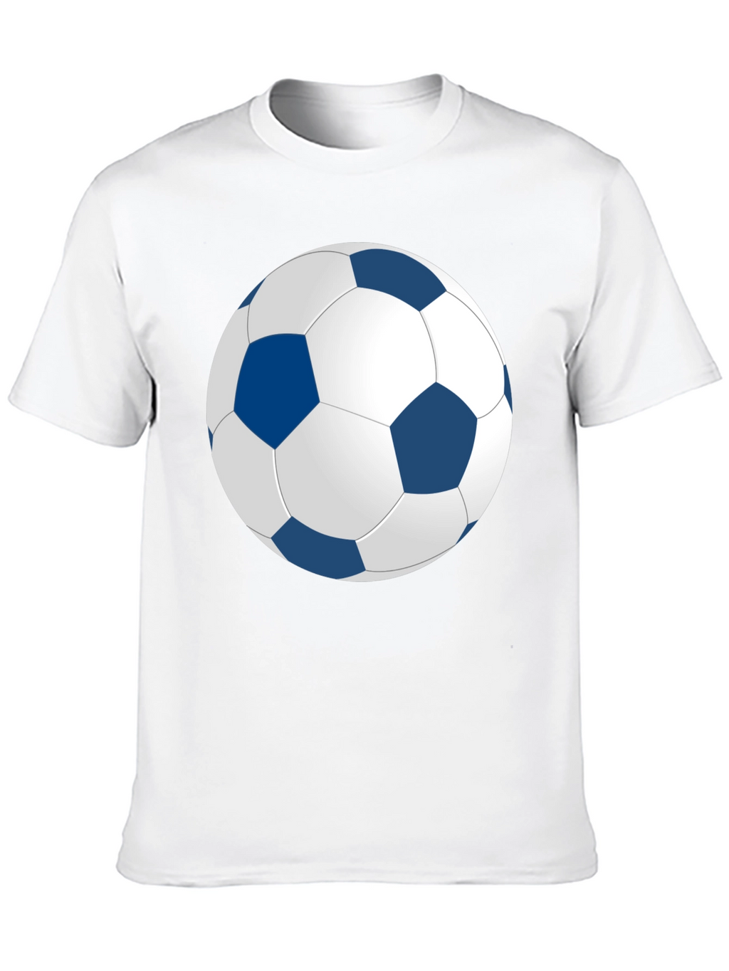 Soccer Ball Graphic Black T-Shirt