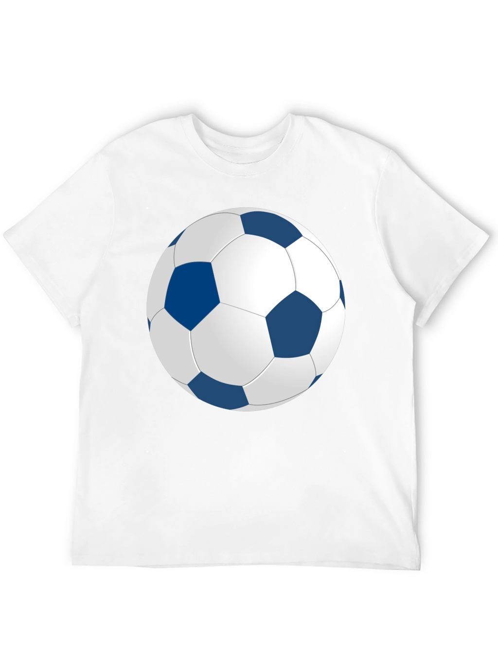 Soccer Ball Graphic Black T-Shirt