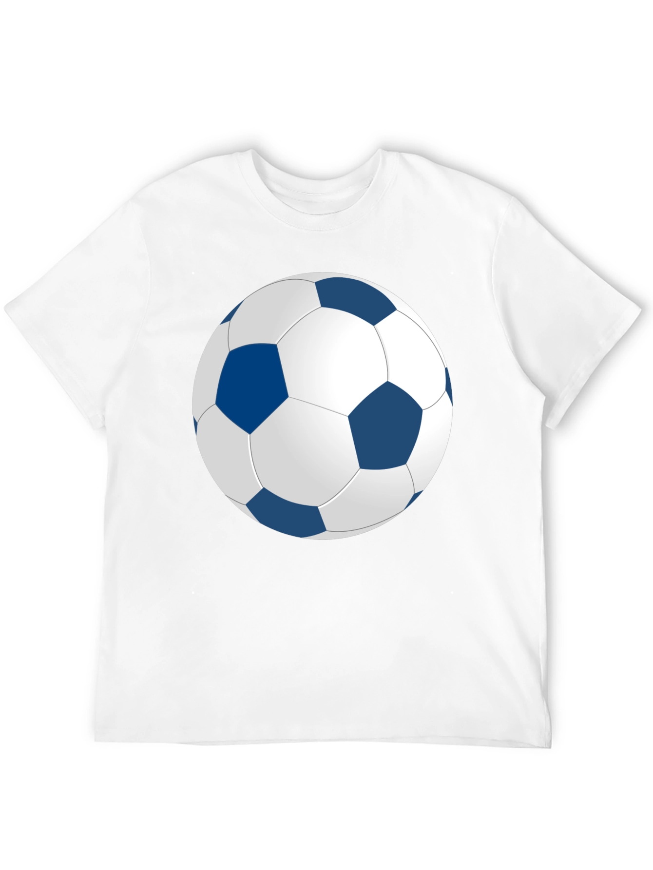 Soccer Ball Graphic Black T-Shirt