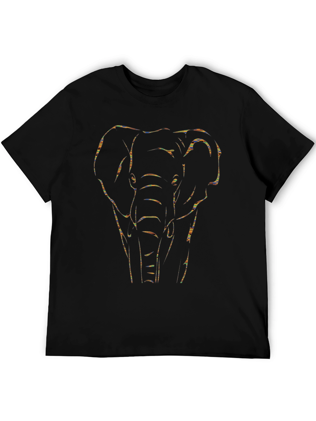 Elephant Graphic Tee - Mens Black T-Shirt