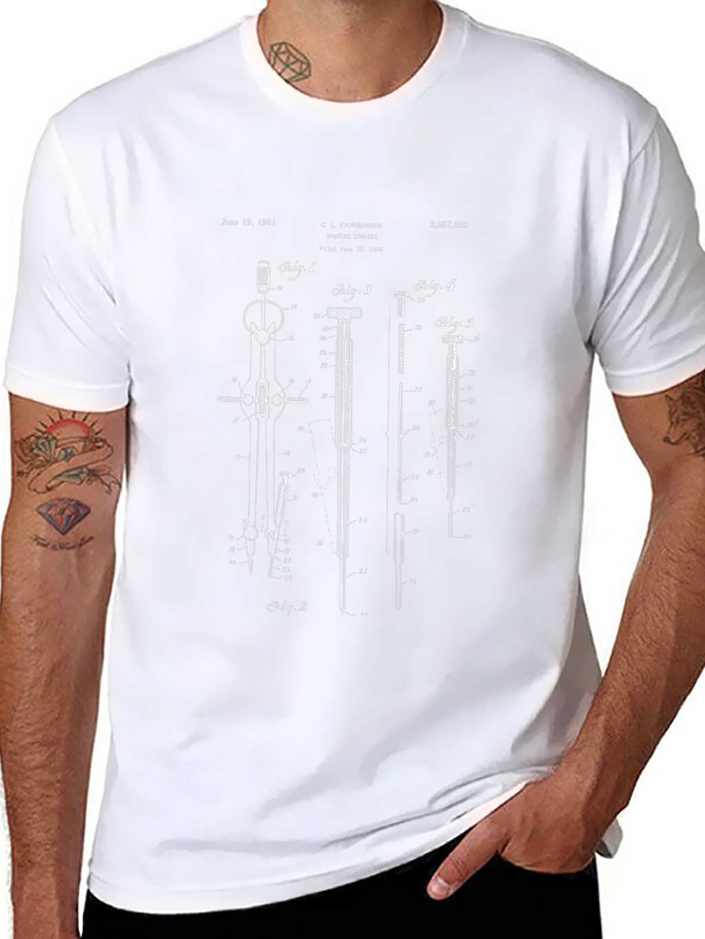 Patent Drawing T-Shirt