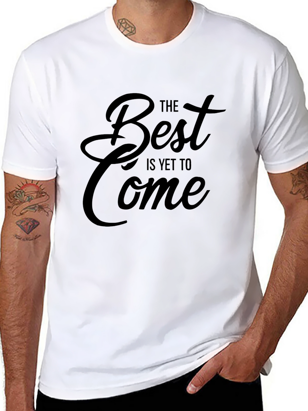 Inspirational The Best Is Yet To Come Black T-Shirt
