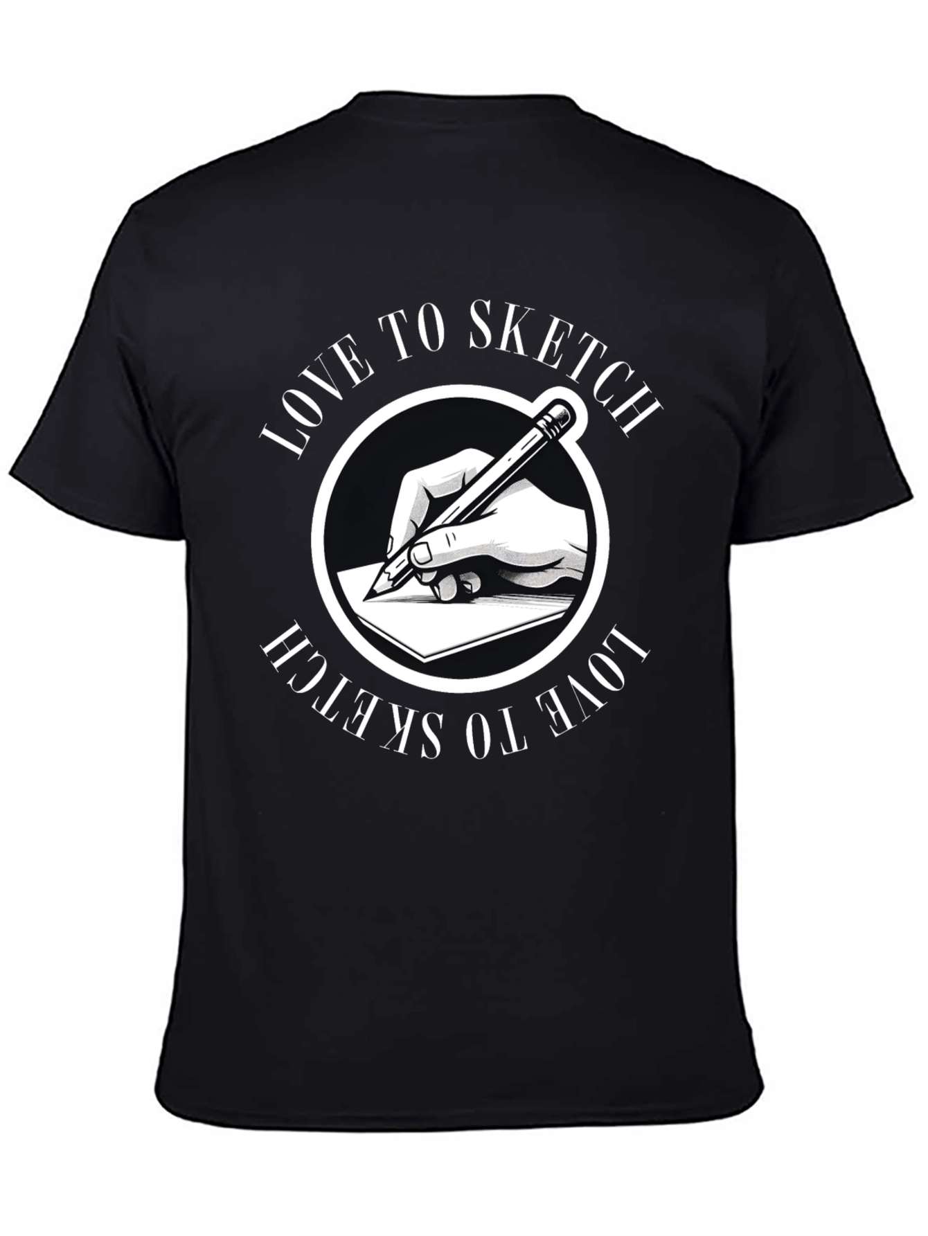 Love to Sketch T-Shirt: Creative Design Comfortable Fit