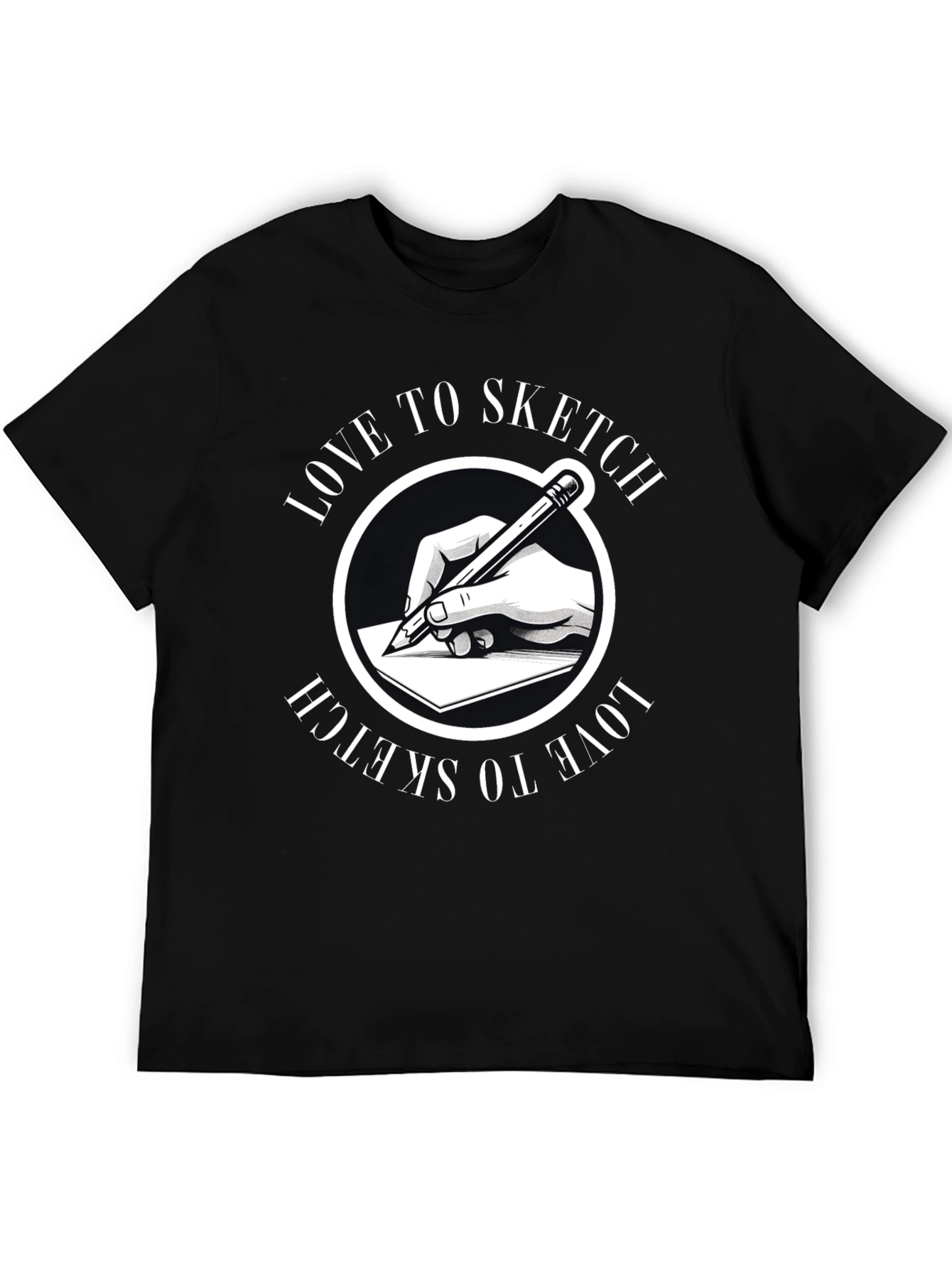 Love to Sketch T-Shirt: Creative Design Comfortable Fit