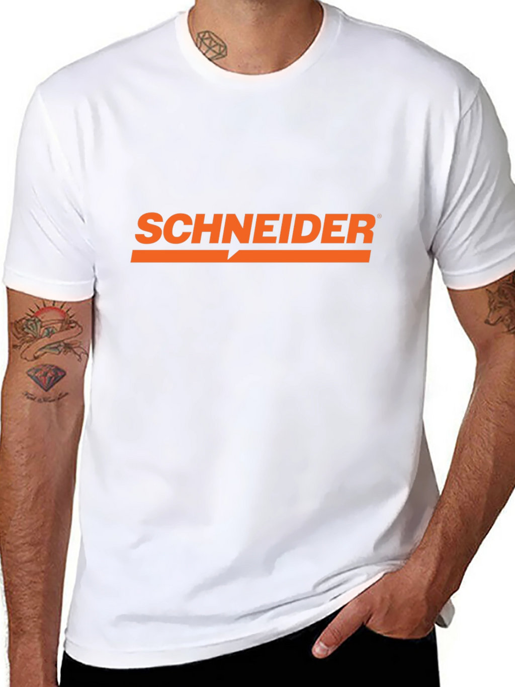 Schneider Electric Black Cotton T-Shirt