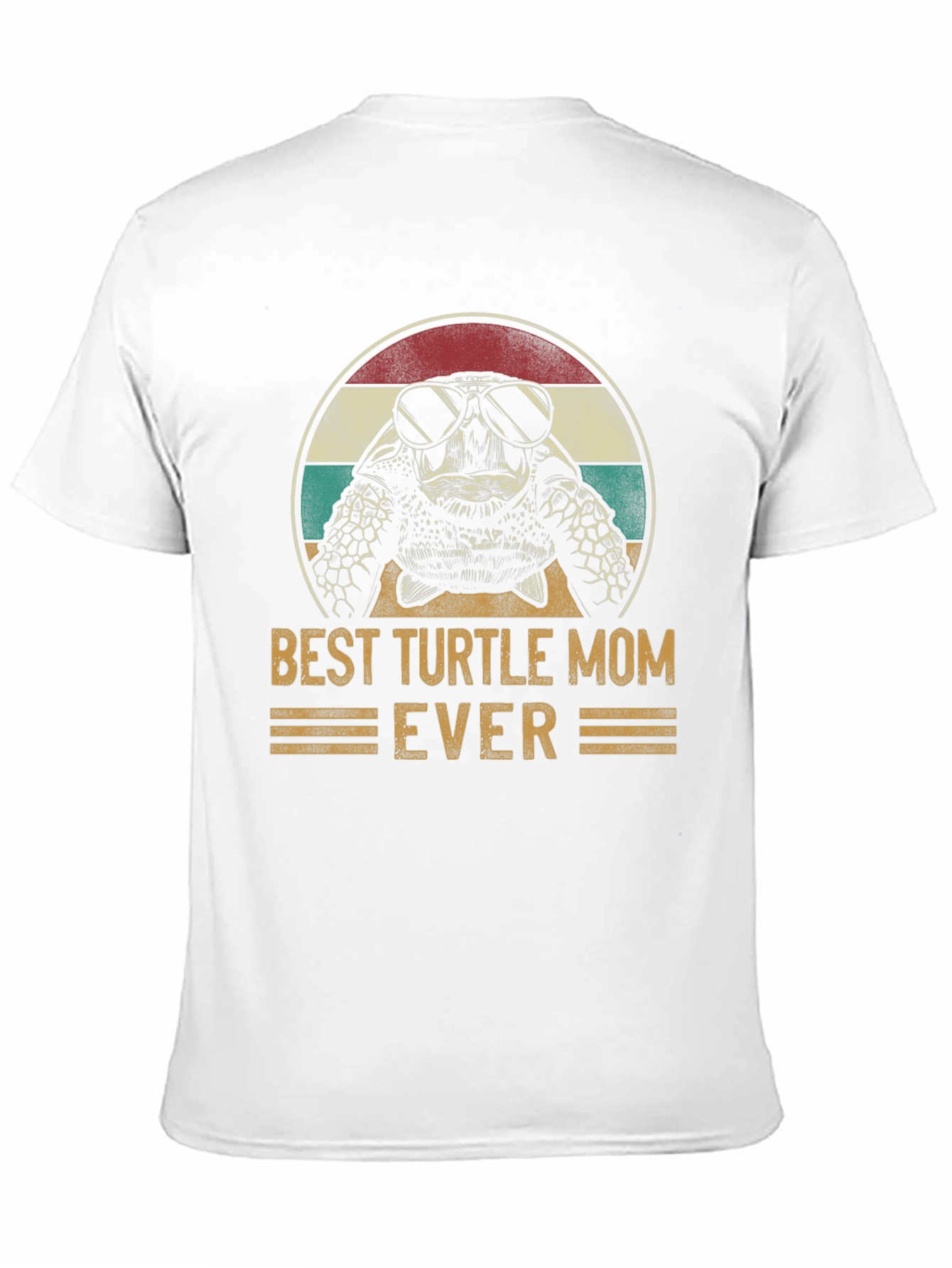 Best Turtle Mom Ever T-Shirt Cute Sea Turtle Graphic Tee