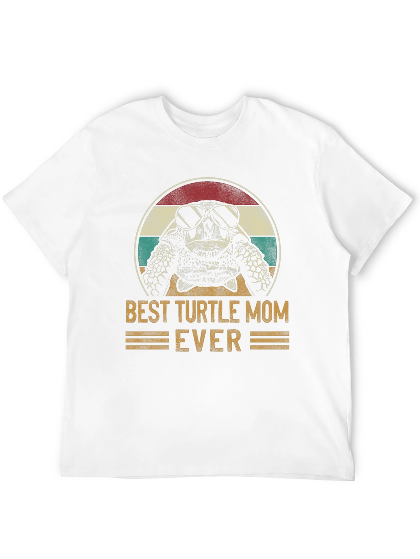 Best Turtle Mom Ever T-Shirt Cute Sea Turtle Graphic Tee