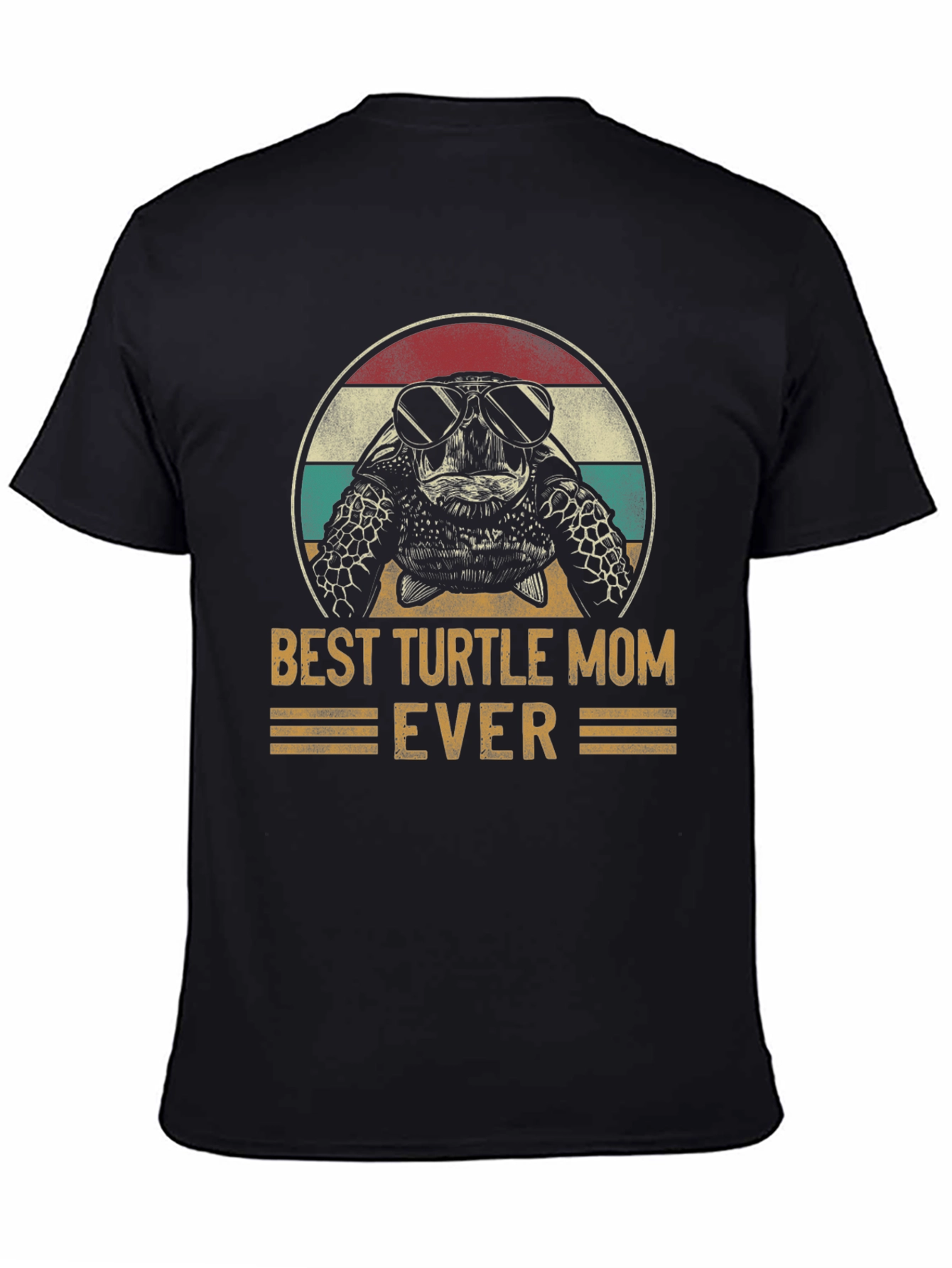 Best Turtle Mom Ever T-Shirt Cute Sea Turtle Graphic Tee