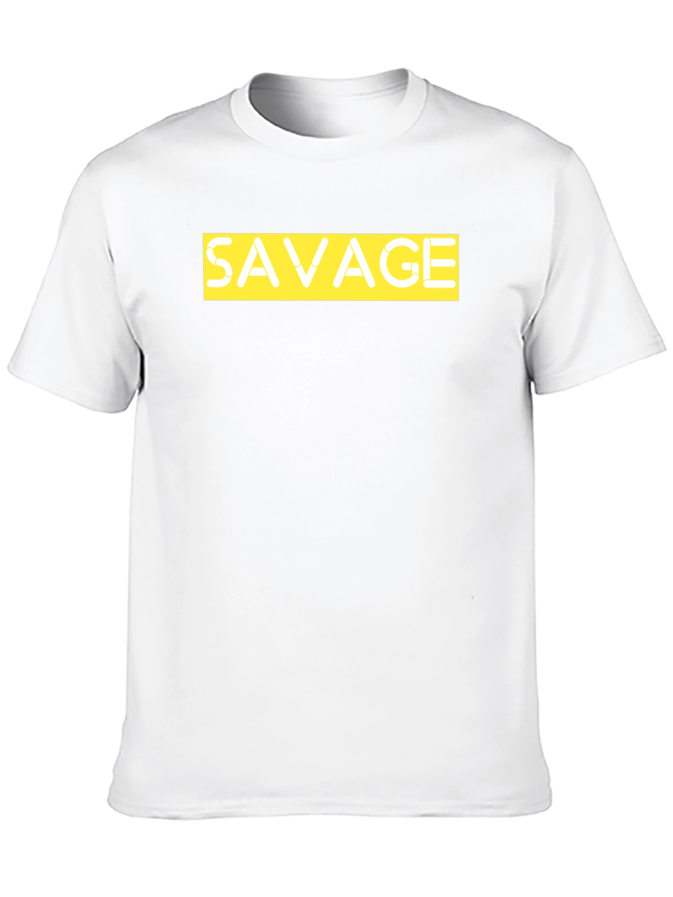 Savage Graphic Print Crew Neck T-Shirt