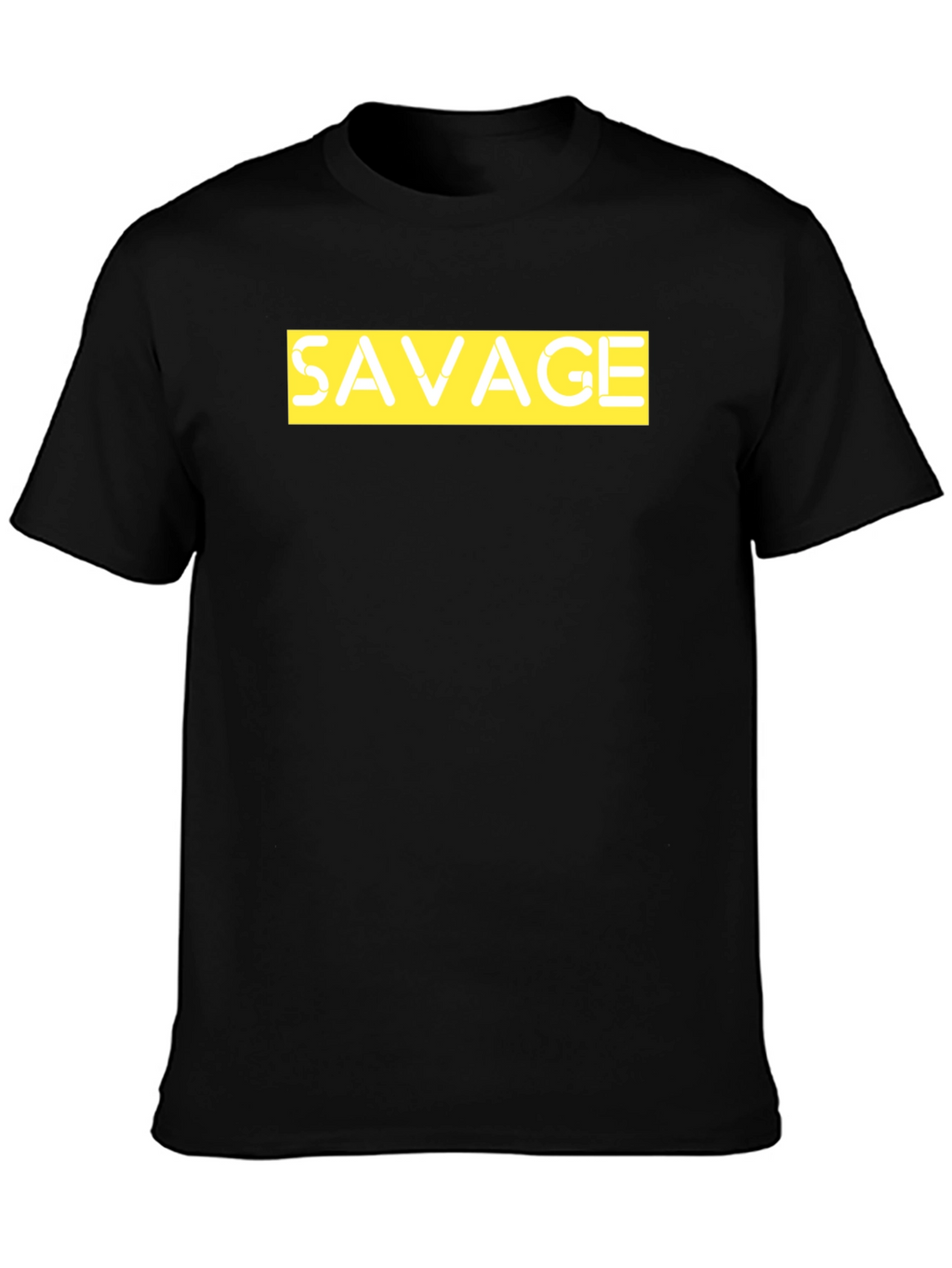 Savage Graphic Print Crew Neck T-Shirt