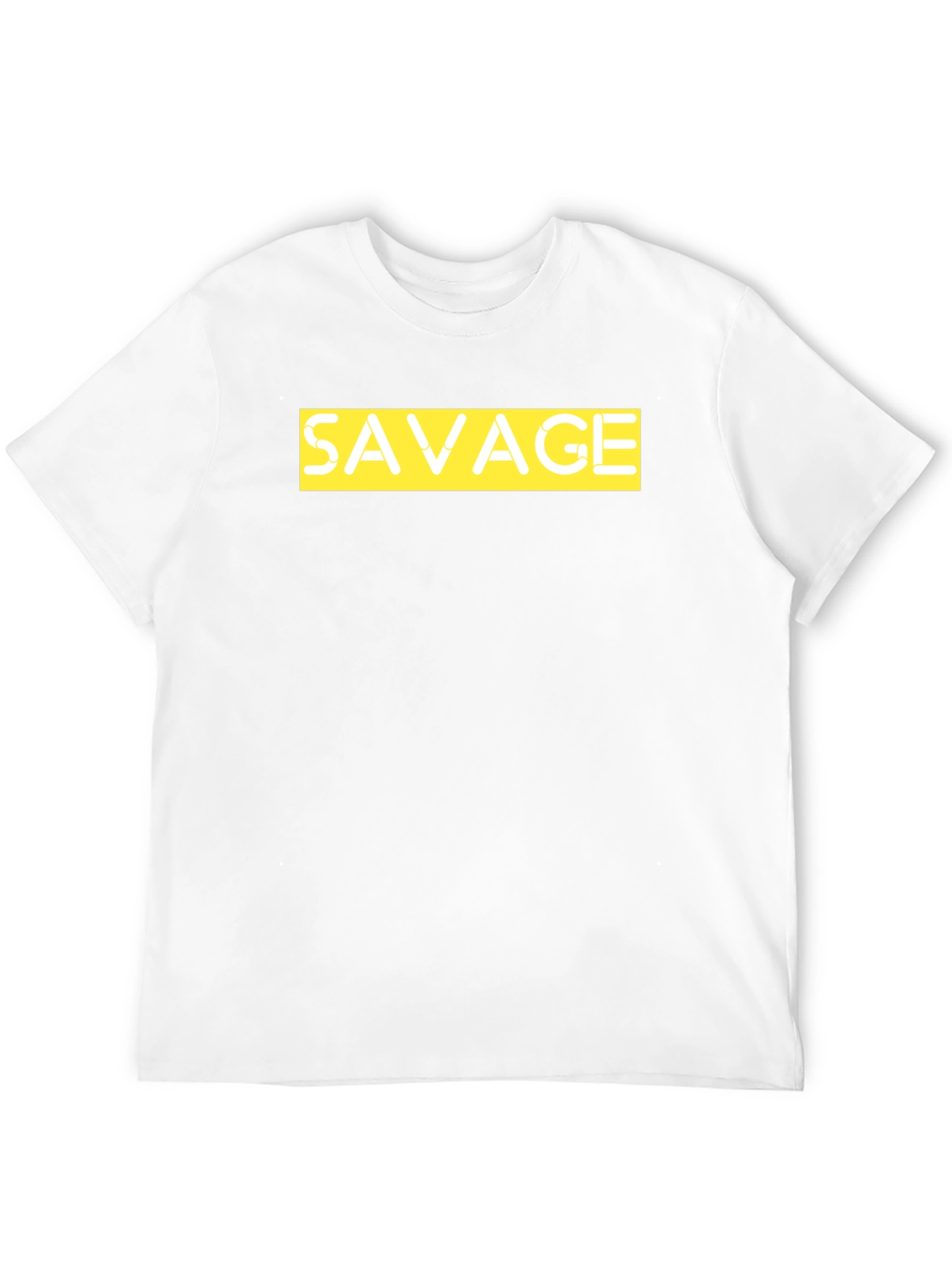 Savage Graphic Print Crew Neck T-Shirt