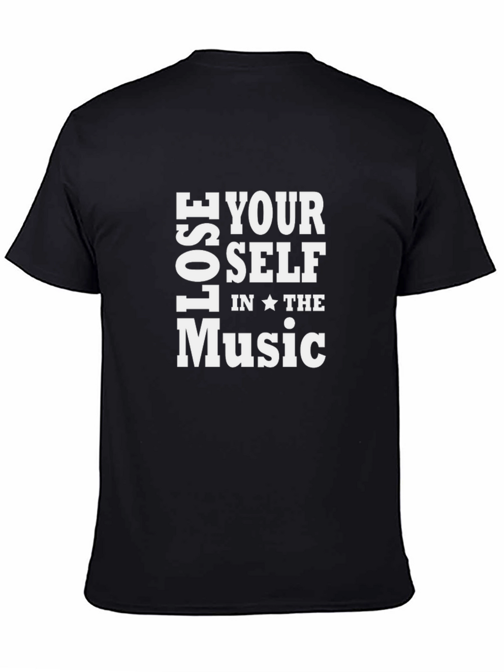 Lose Yourself in the Music T-Shirt - Black