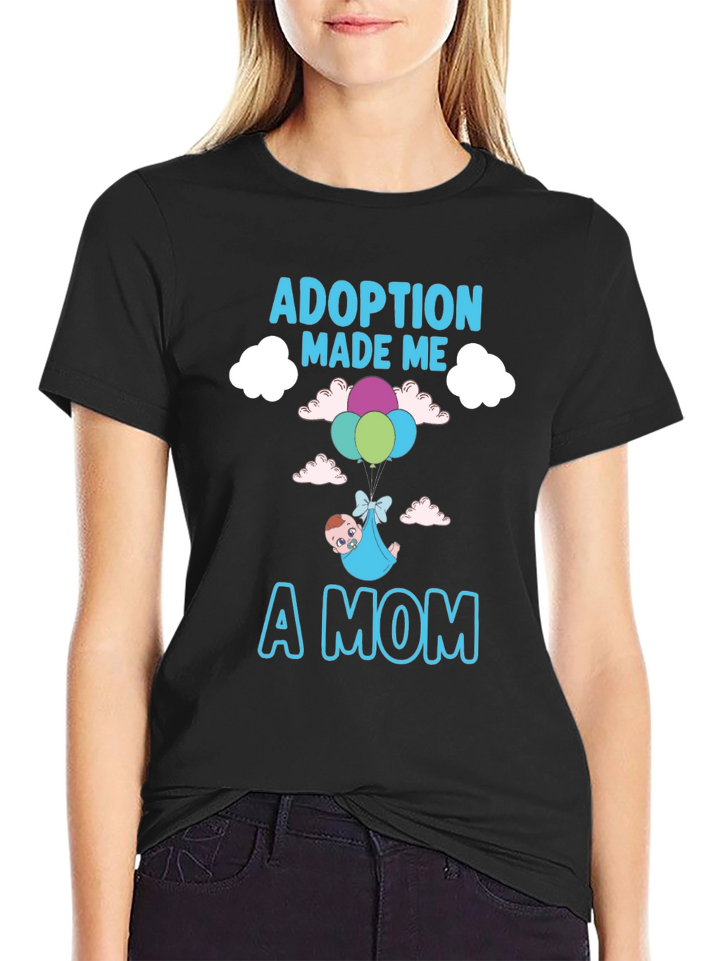 Adoption Made Me a Mom T-Shirt