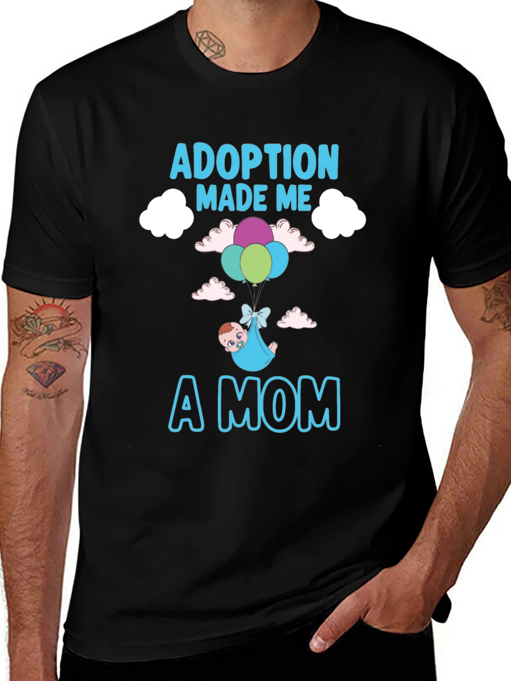 Adoption Made Me a Mom T-Shirt