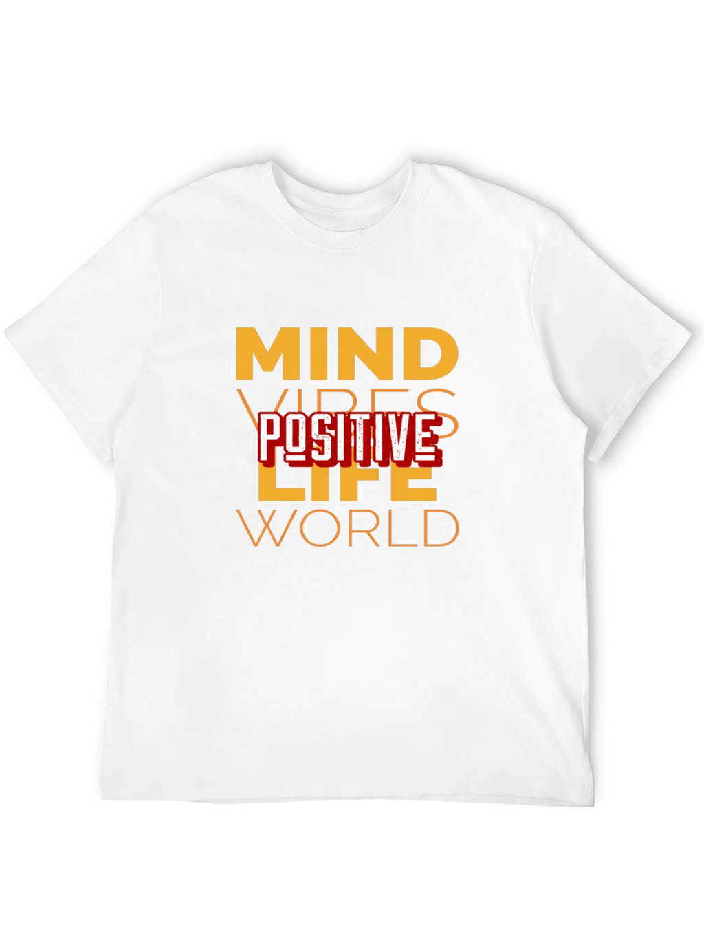 Mind Vibes Positive Life World Graphic Tee