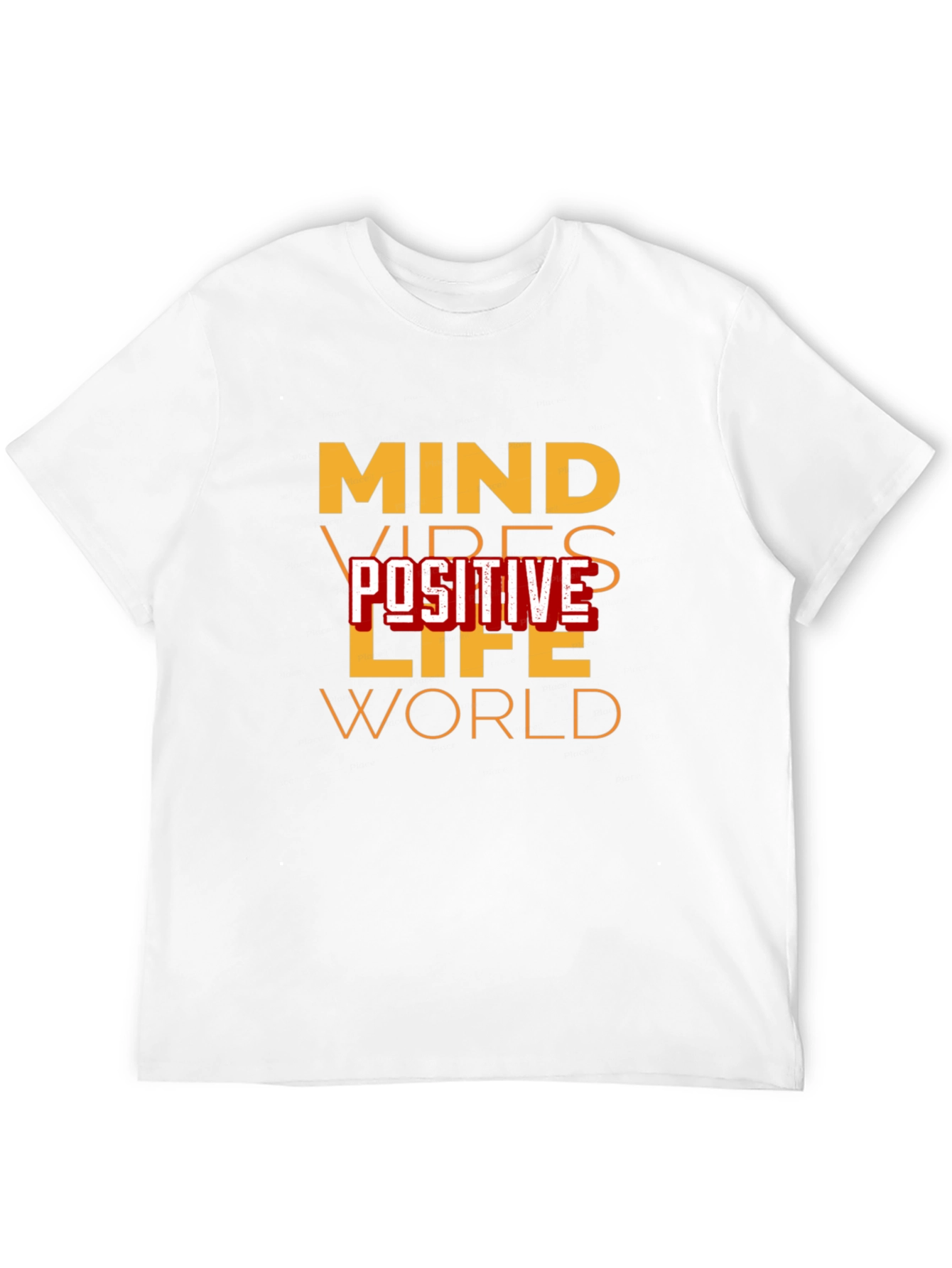 Mind Vibes Positive Life World Graphic Tee