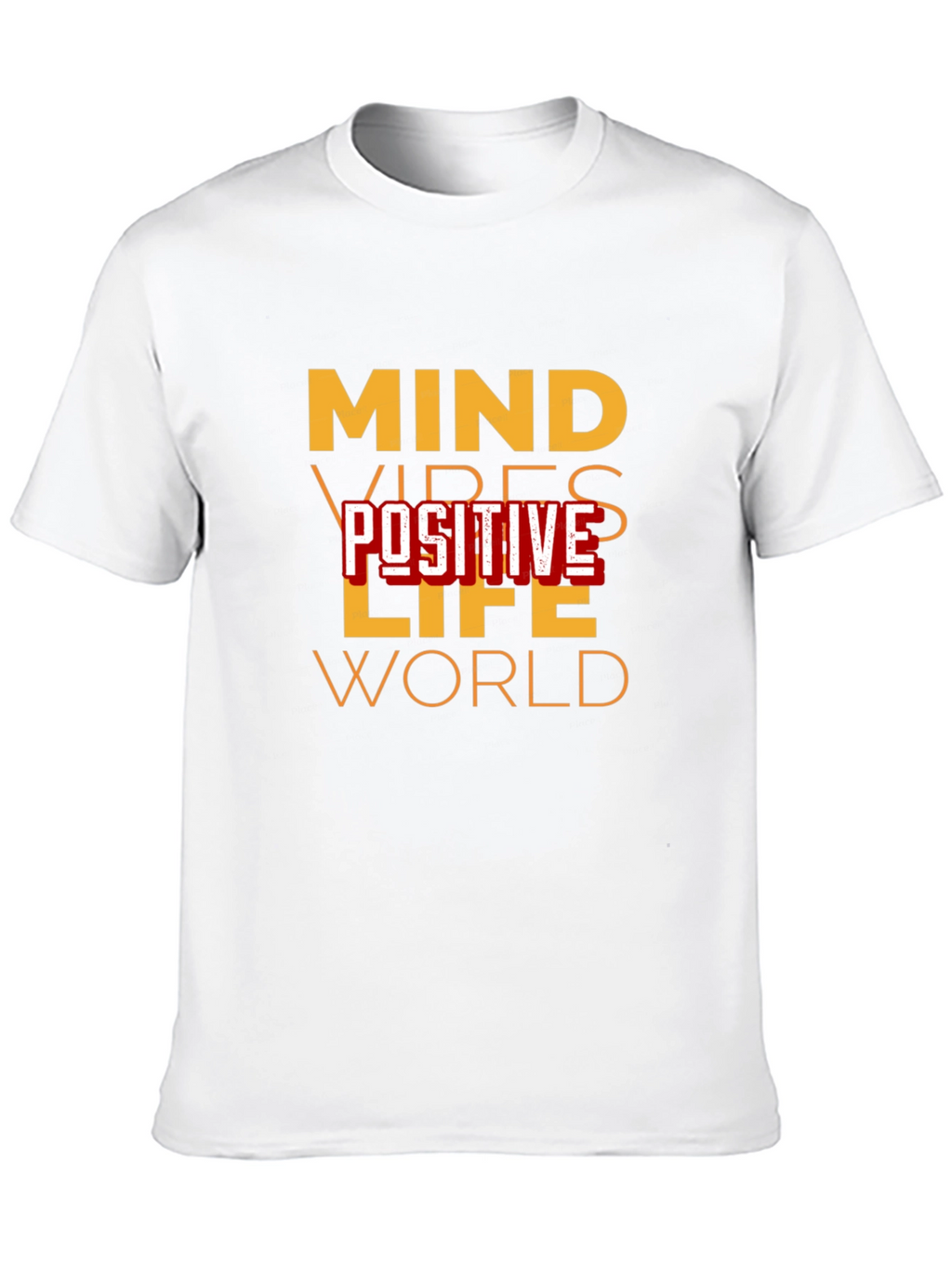 Mind Vibes Positive Life World Graphic Tee
