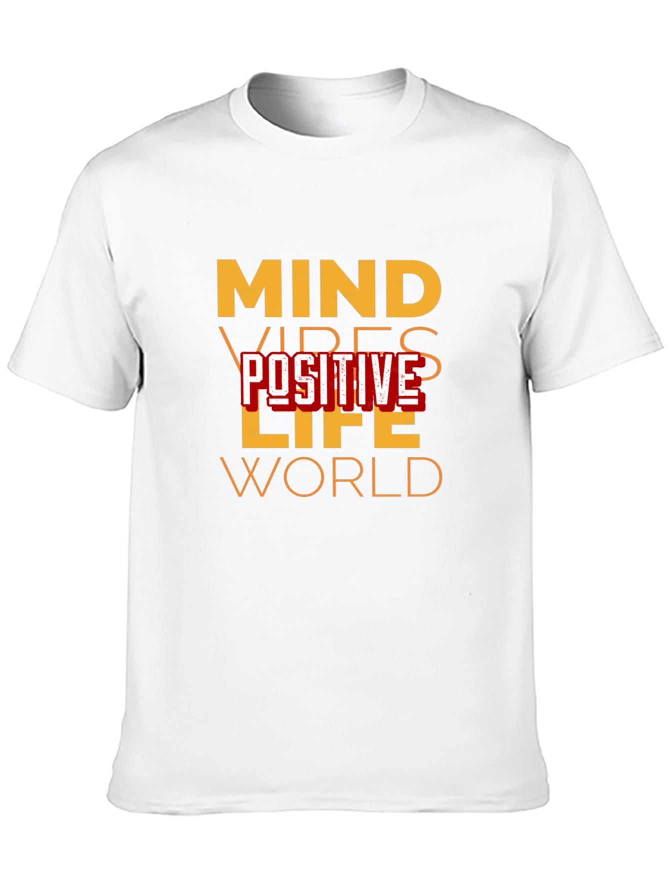 Mind Vibes Positive Life World Graphic Tee