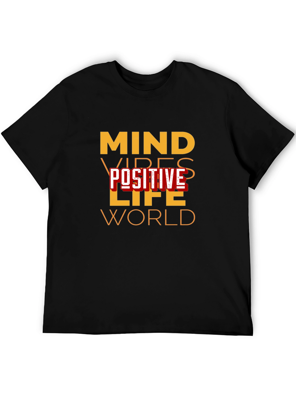 Mind Vibes Positive Life World Graphic Tee