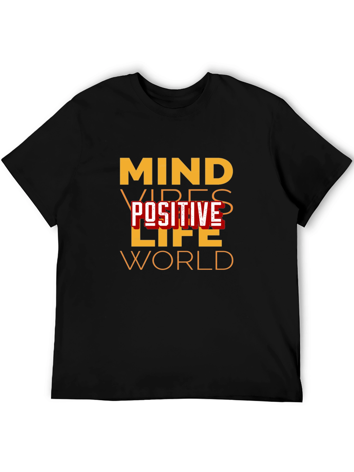 Mind Vibes Positive Life World Graphic Tee