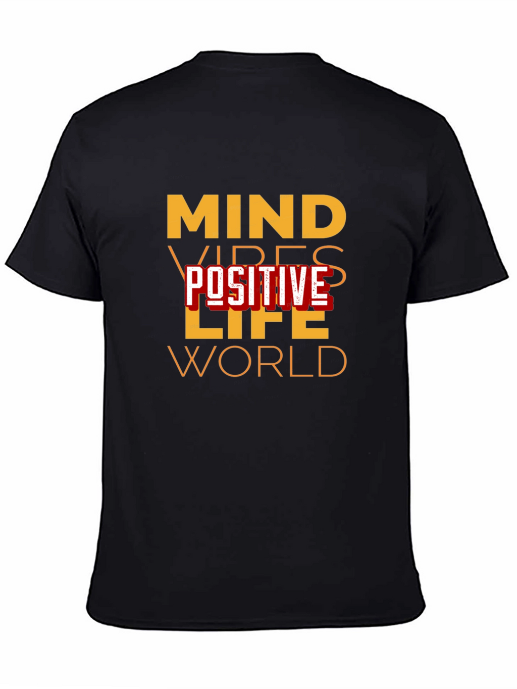 Mind Vibes Positive Life World Graphic Tee