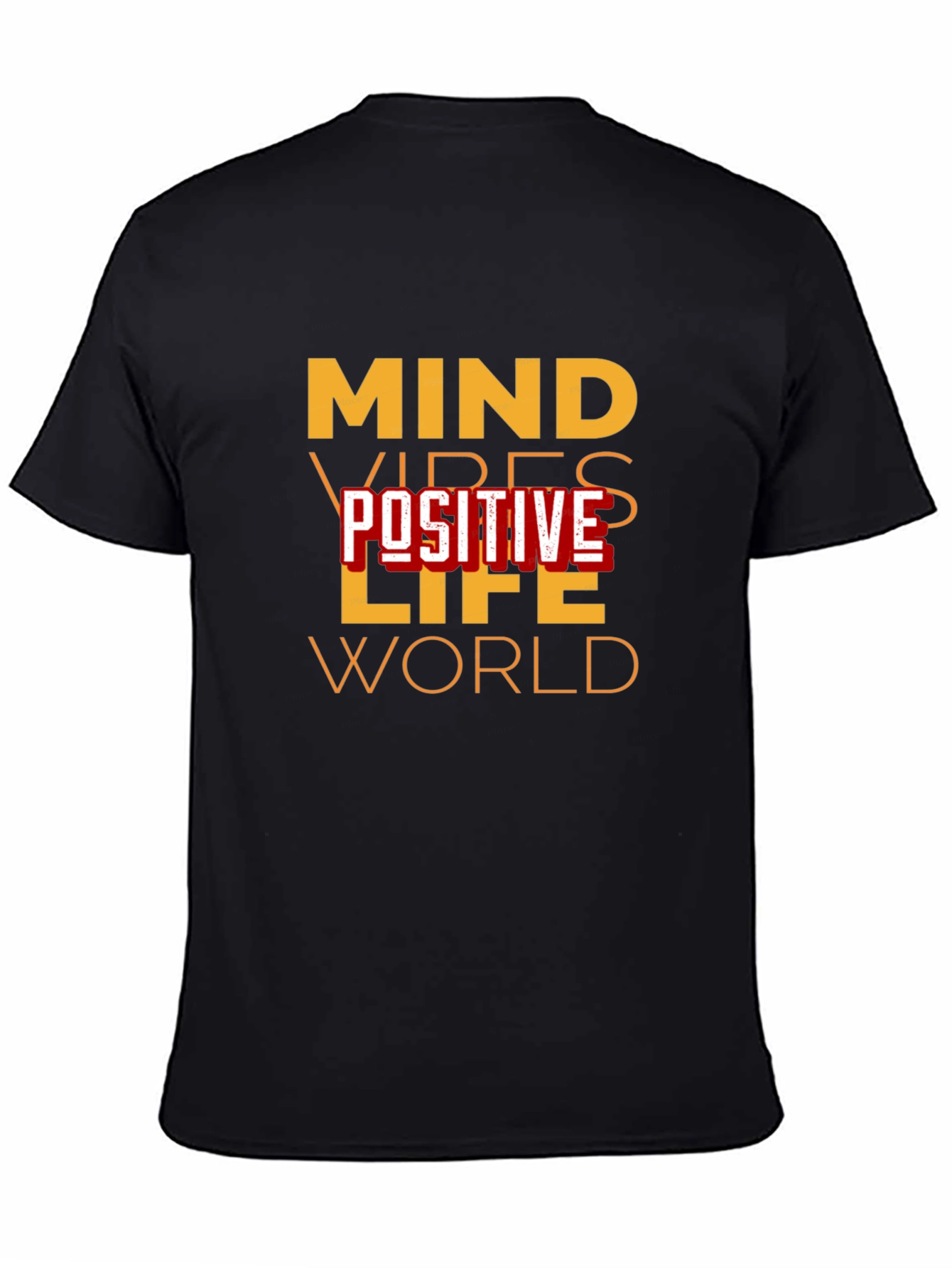 Mind Vibes Positive Life World Graphic Tee
