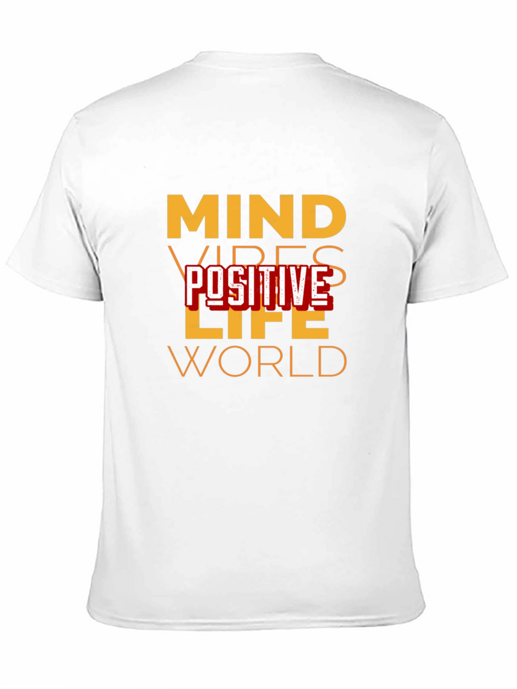 Mind Vibes Positive Life World Graphic Tee