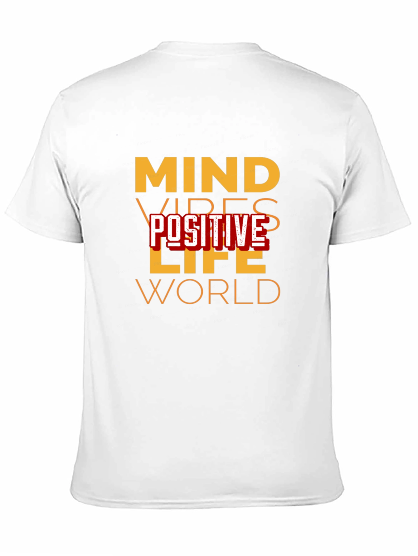 Mind Vibes Positive Life World Graphic Tee
