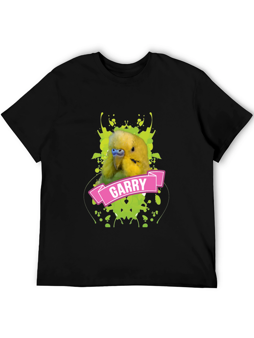 Garry the Budgie T-Shirt - Funny Bird Lover Tee