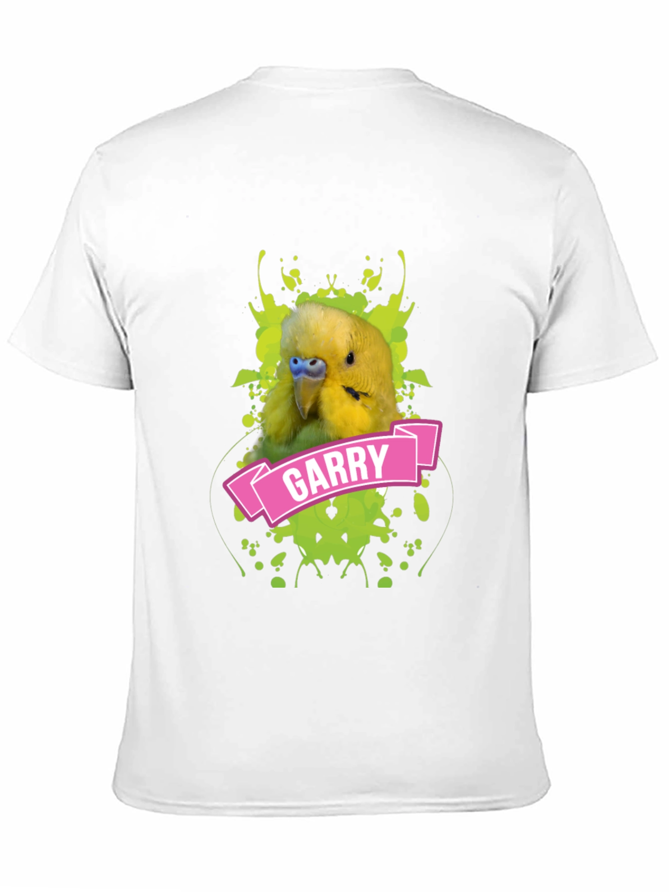 Garry the Budgie T-Shirt - Funny Bird Lover Tee