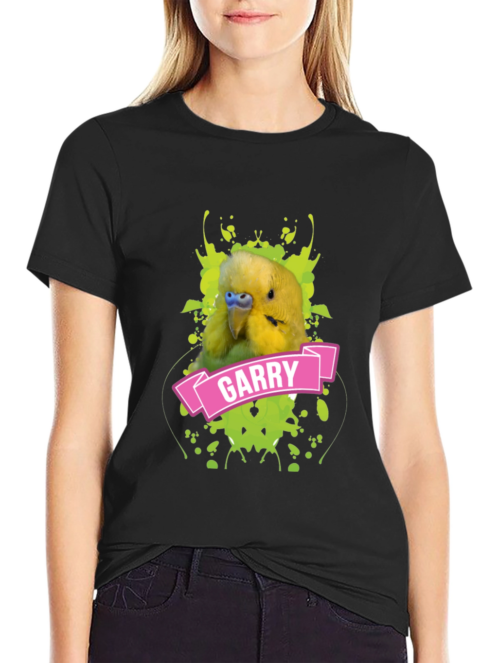 Garry the Budgie T-Shirt - Funny Bird Lover Tee