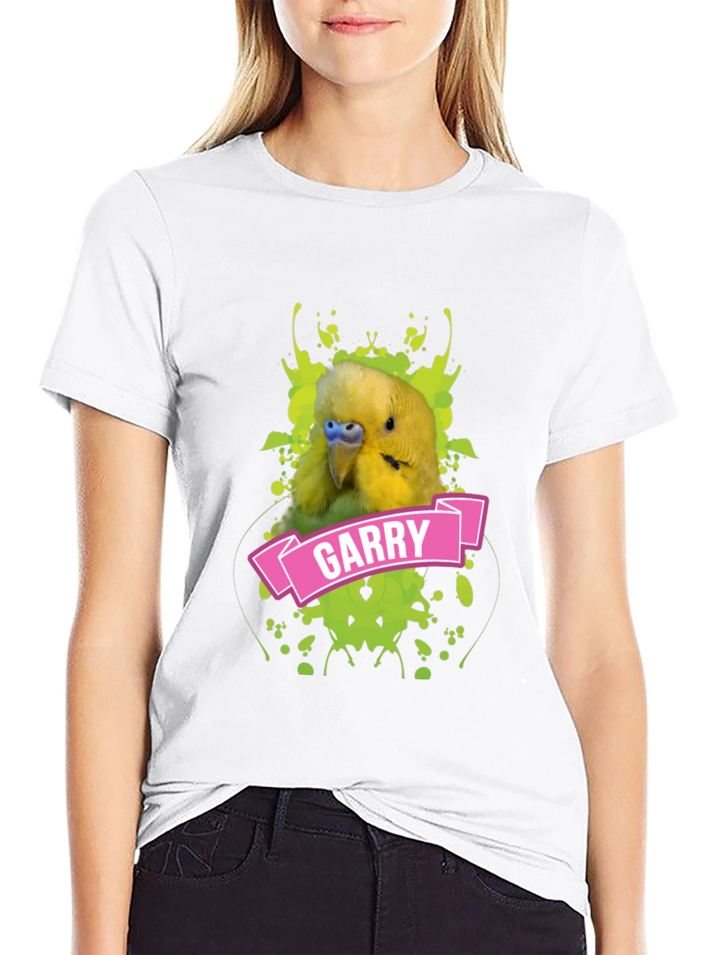 Garry the Budgie T-Shirt - Funny Bird Lover Tee