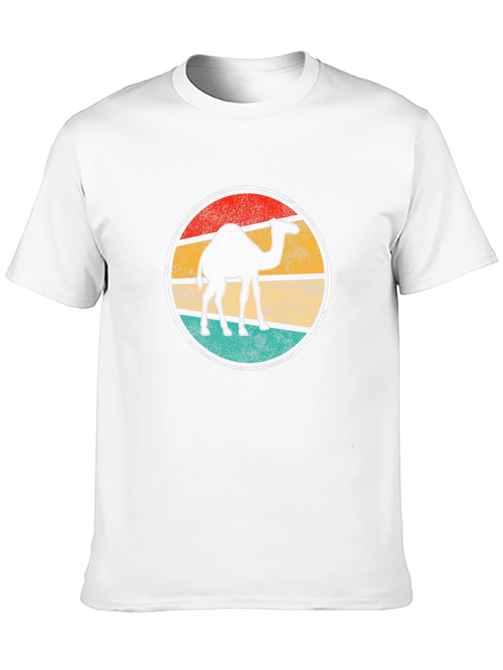 Retro Camel Graphic Tee - Black T-Shirt