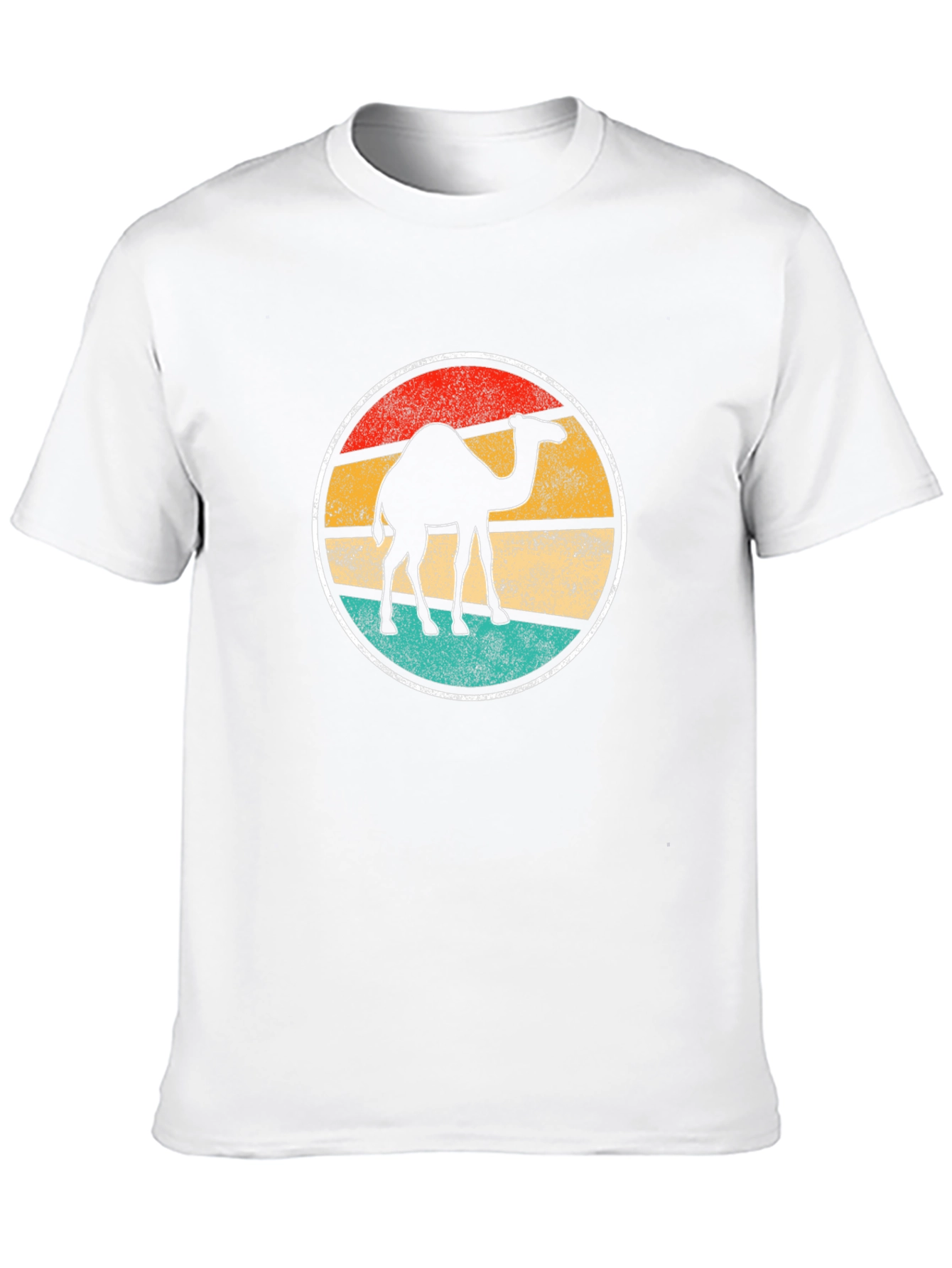 Retro Camel Graphic Tee - Black T-Shirt