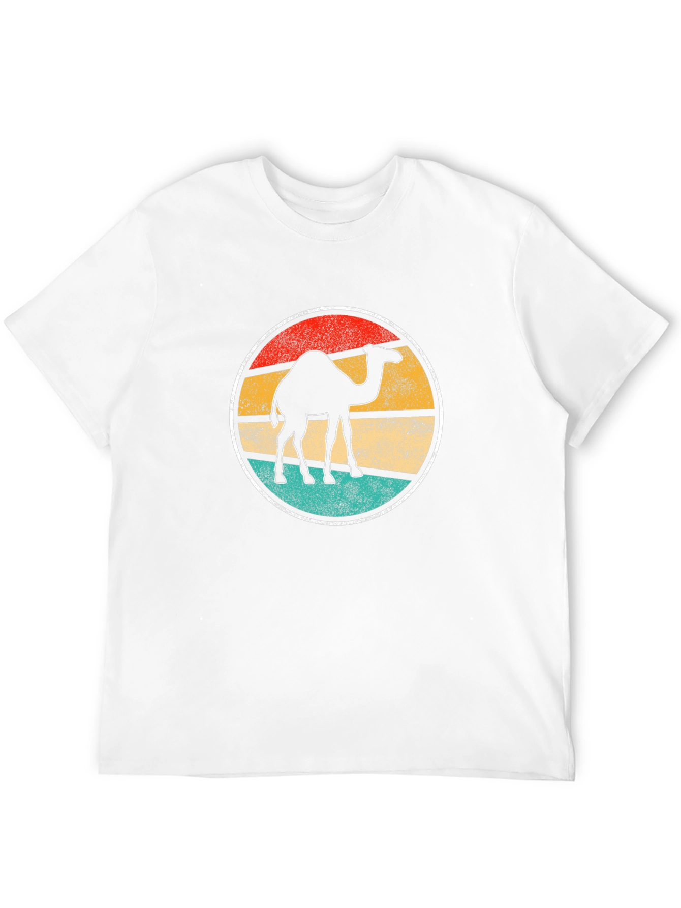 Retro Camel Graphic Tee - Black T-Shirt