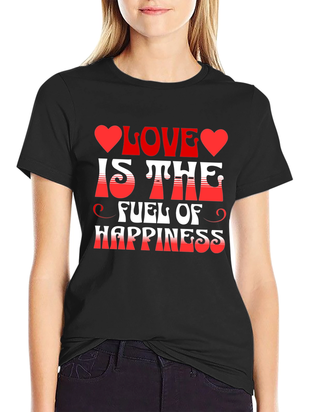 Love is the Fuel of Happiness Graphic Tee