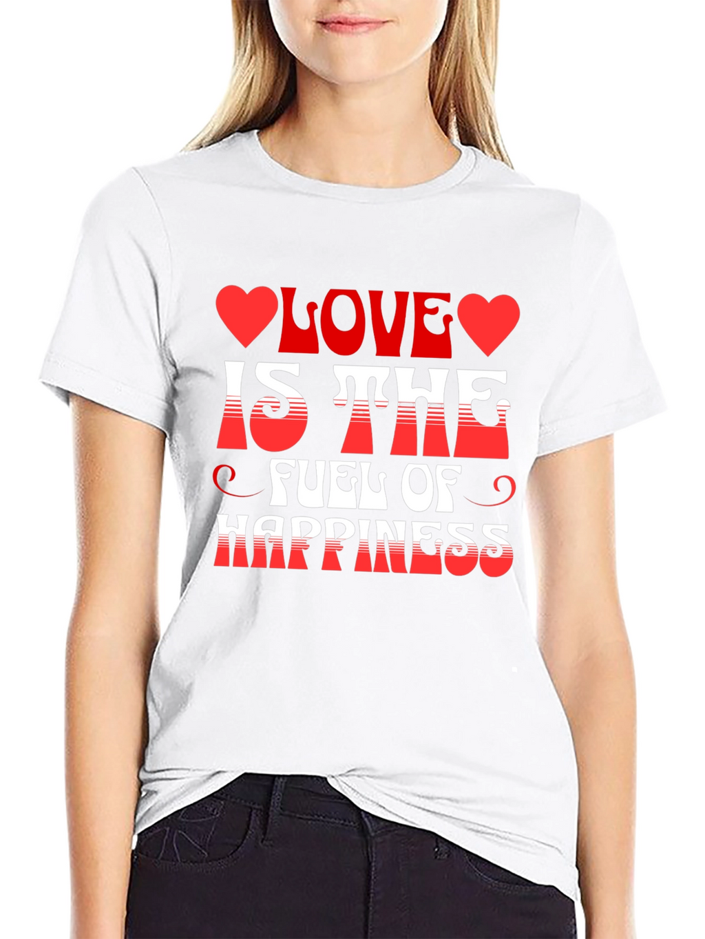 Love is the Fuel of Happiness Graphic Tee