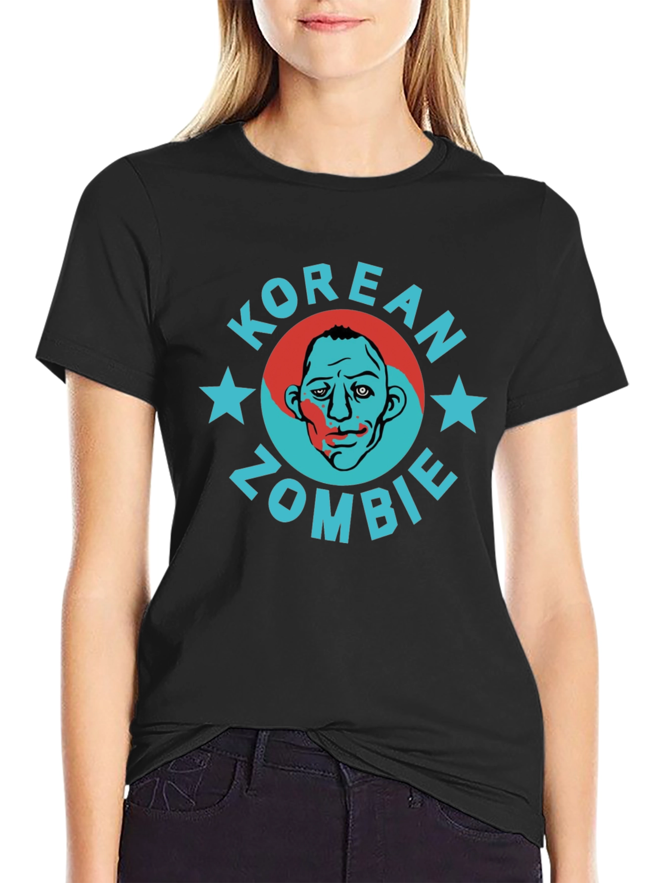 Korean Zombie Graphic Tee - Stylish MMA Fan T-Shirt
