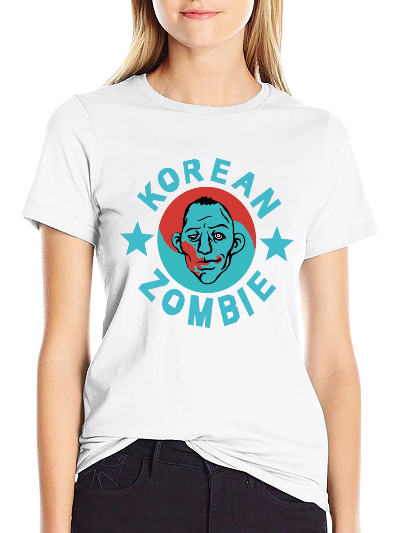 Korean Zombie Graphic Tee - Stylish MMA Fan T-Shirt