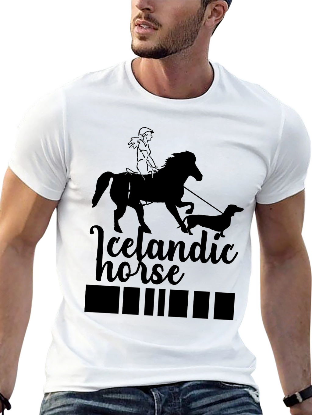 Icelandic Horse Graphic Tee